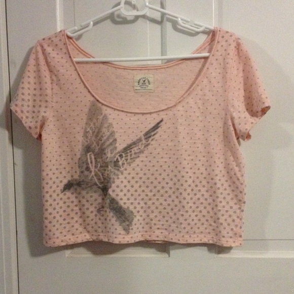 American Eagle crop tee