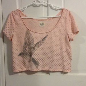 American Eagle crop tee