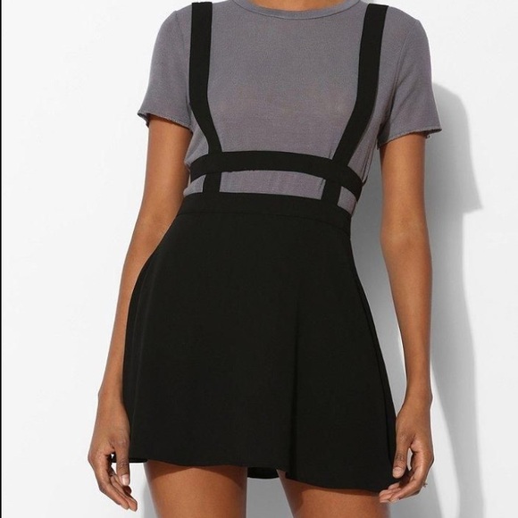Urban outfitters cage dress skirt jumper black