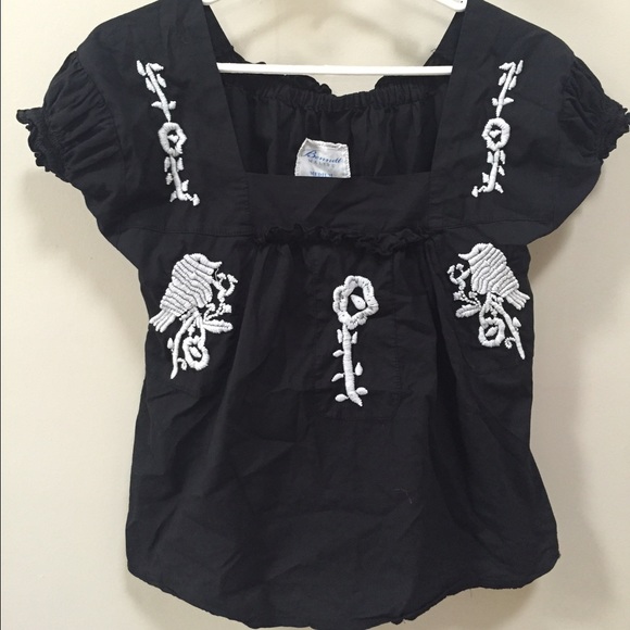 Tops - Black Boho Top 🌹