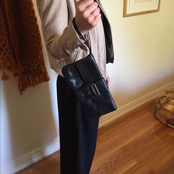 Kooba  black leather clutch