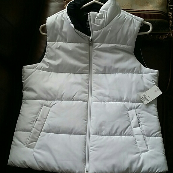 Insulated white Vest