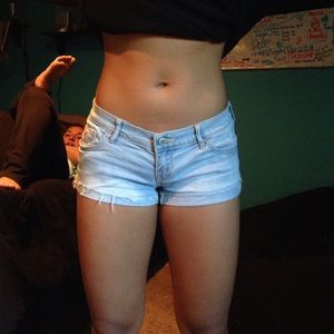 Hollister jean shorts. Size 3