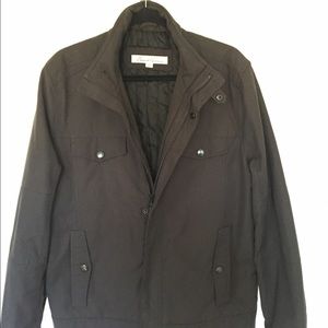 Men's zip up and button up fall/winter jacket