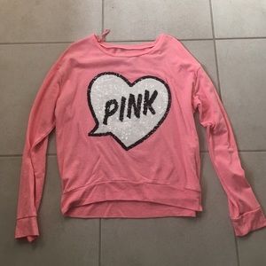 Never worn Victoria's Secret sweater. Sequin!