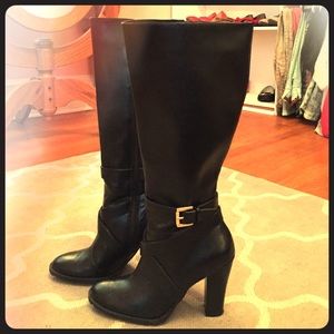 Black Leather Boots