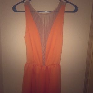 Orange dress