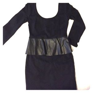 ZARA TRF PEPLUM DRESS
