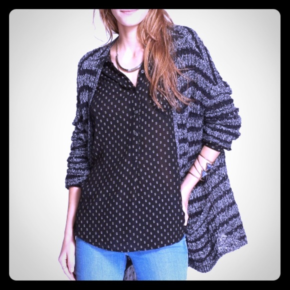 Free People Sweaters - FREE PEOPLE Cardigan in Coal size Medium