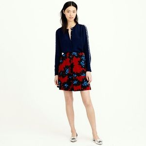 Jcrew fireworks floral skirt