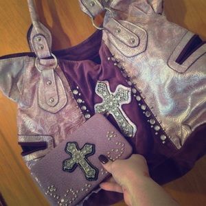 Embellished Handbag SET!