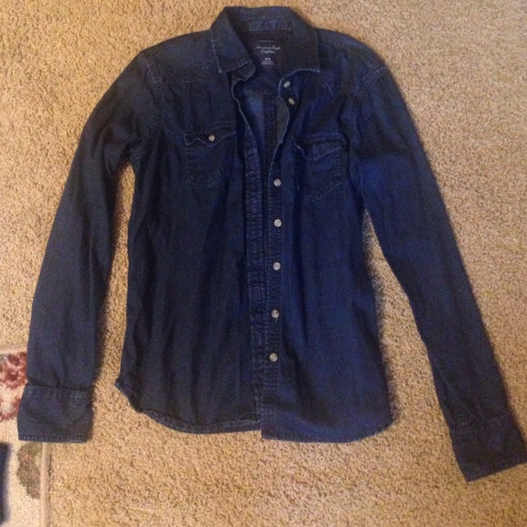 Dark denim shirt