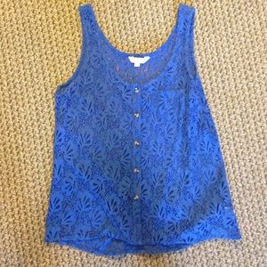 Charming Charlie cute lacy top