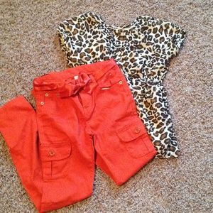 *never worn* top and pants
