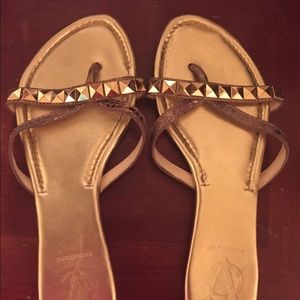 Vince Camuto gold sandals
