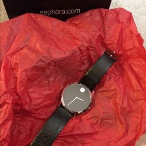 NEVER WORN MOVADO Leather Watch
