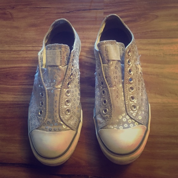 grey with silver circles slip ons!!!