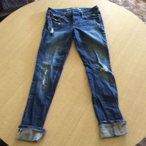American Eagle distressed skinny jeans