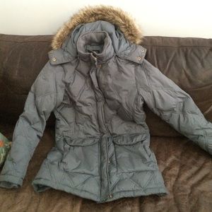 Lands End gray parka