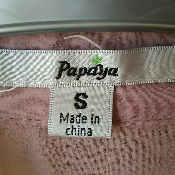 Sheer Pink Low to High Sleeveless Top - Picture 2 of 4