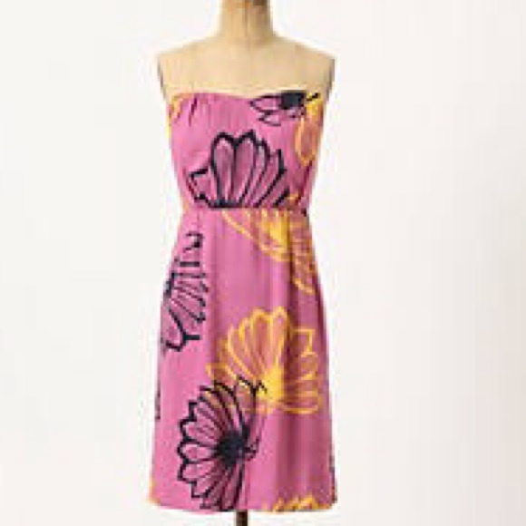 Anthropologie Sariah Agave Burst Dress size 4.