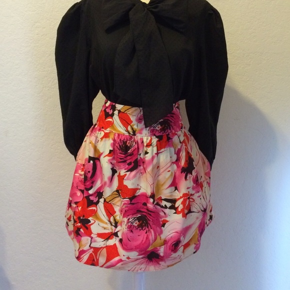 🔹Floral Print Circle Mini Skirt🔹