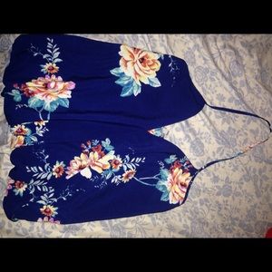 Small floral halter top by Charlotte Russe
