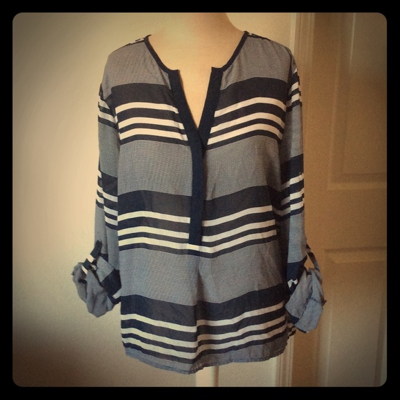 Como Black blouse 3/4 sleeves PXL