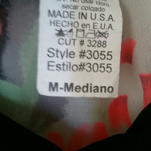 Sheer Floral Sleeveless Top - Picture 2 of 3