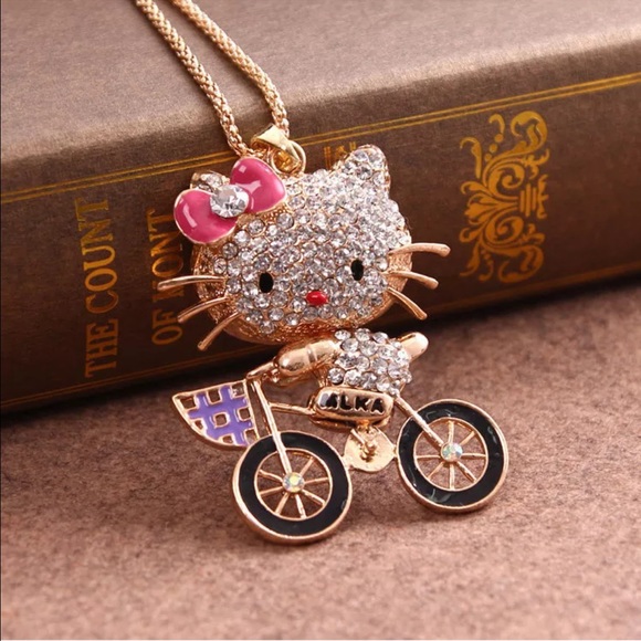 Jewelry - 🎃 Crystal cycle kitty