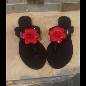 Authentic Coach Jelly Sandals