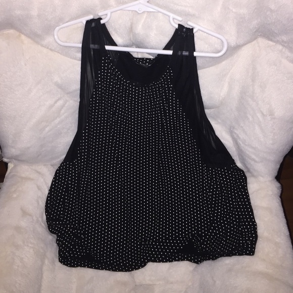 polka dot, mesh side top. - Picture 1 of 1