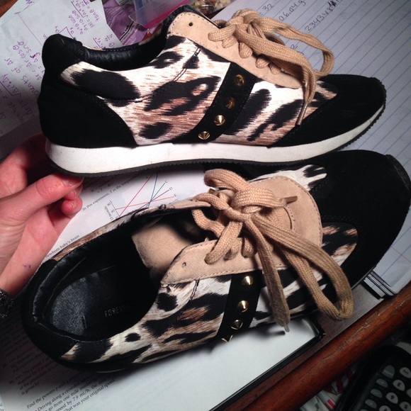 Forever 21 cheetah sneakers
