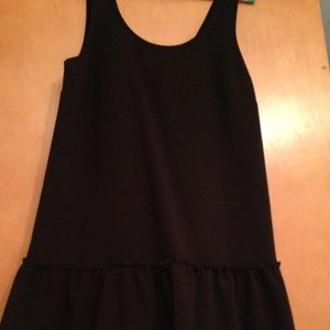 Black foley dress