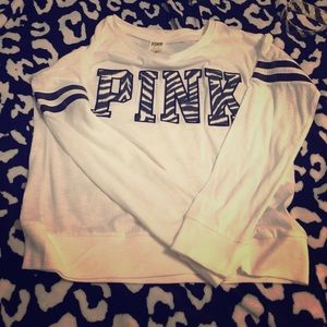 Victoria's Secret Zebra Long Sleeve Tee