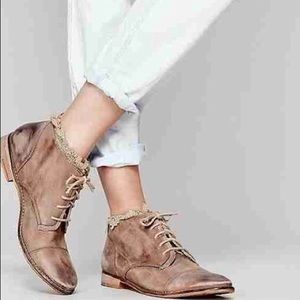 Free People Crochet Ankle Boot