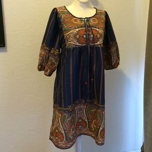 🔹Paisley Boho Tunic Dress🔹