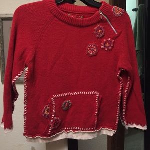 Vintage Free people embroidered sweater