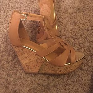 Tan wedges