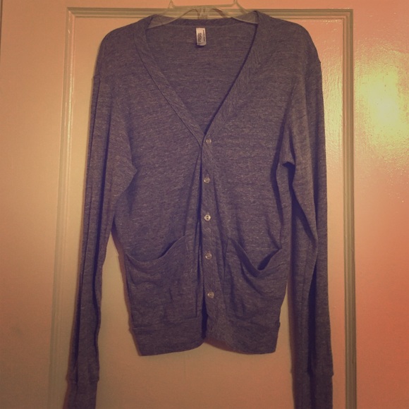 Grey cardigan