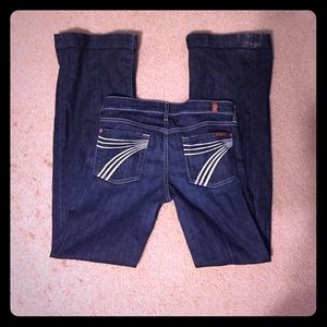 7 For All Mankind size 28 long