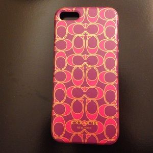 iPhone 5 coach phone case