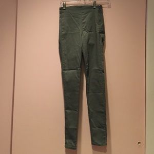 High Waisted Army Green Pants