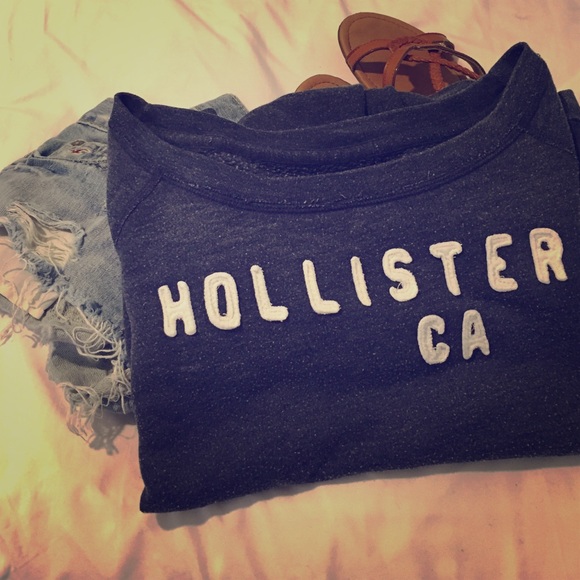 SOLD Blue Hollister sweatshirt