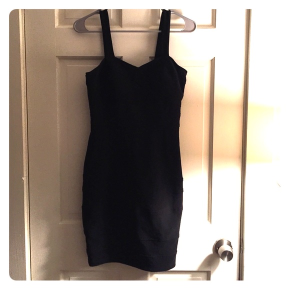 Black bandage dress
