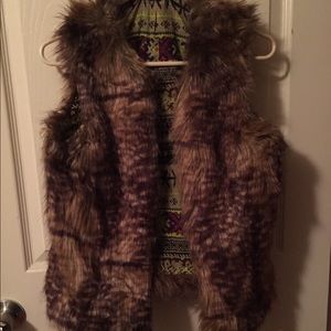 Mossimo Fur Vest