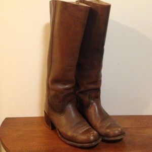 Tall Brown Frye Boots - BEAUTIFUL
