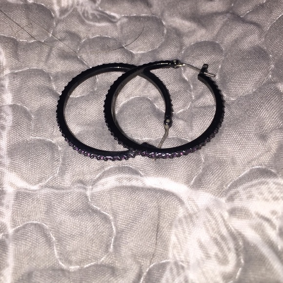 Coach hoop earrings