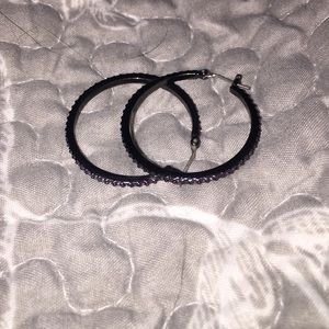 Coach hoop earrings