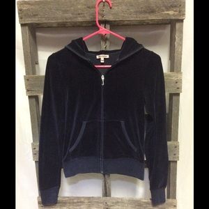 Juicy Couture Velour Zip Sweatshirt
